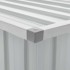 Caja de almacenaje para jardín gris 129x67x65