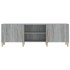 Mueble para TV madera contrachapada gris Sonoma 150x30x50