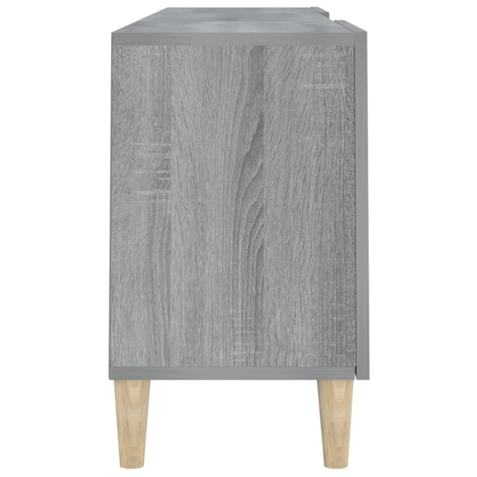 Mueble para TV madera contrachapada gris Sonoma 150x30x50