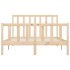 Estructura de cama madera maciza 120x200