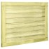 Puerta de valla de jardín madera pino impregnada 75x100
