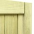 Puerta de valla de jardín madera pino impregnada 75x100