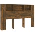Mueble cabecero color roble ahumado 160x18,5x104,5