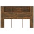 Mueble cabecero color roble ahumado 160x18,5x104,5