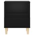 Mesitas de noche 2 unidades negro 40x35x50
