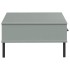 Mesa de centro con patas de metal OSLO madera maciza pino