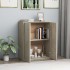 Aparador de madera contrachapada color roble Sonoma 60x30x75