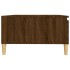Mesa de centro madera de ingeniería roble marrón 90x60x35
