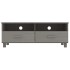 Mueble de TV HAMAR madera maciza pino gris claro 106x40x40