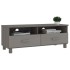 Mueble de TV HAMAR madera maciza pino gris claro 106x40x40