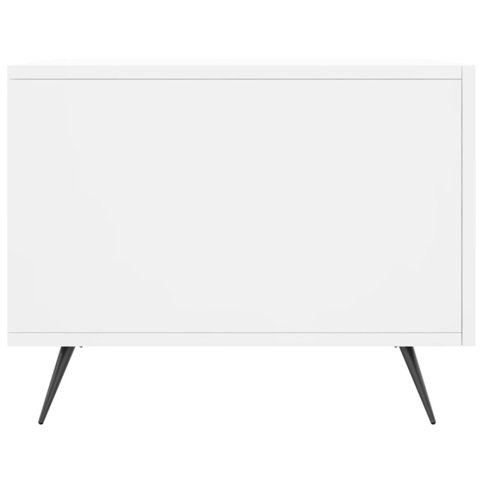 Mesas de centro 2 uds madera de ingeniería blanco 50x50x40