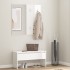 Set de muebles de recibidor madera contrachapada blanco