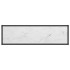 Mesa de consola blanco vidrio templado 120x35x75