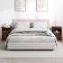 Mesitas de noche 2 unidades color roble ahumado 43x36x60