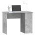 Escritorio de madera contrachapada gris hormigón 100x55x75