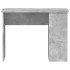 Escritorio de madera contrachapada gris hormigón 100x55x75
