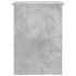 Escritorio de madera contrachapada gris hormigón 100x55x75
