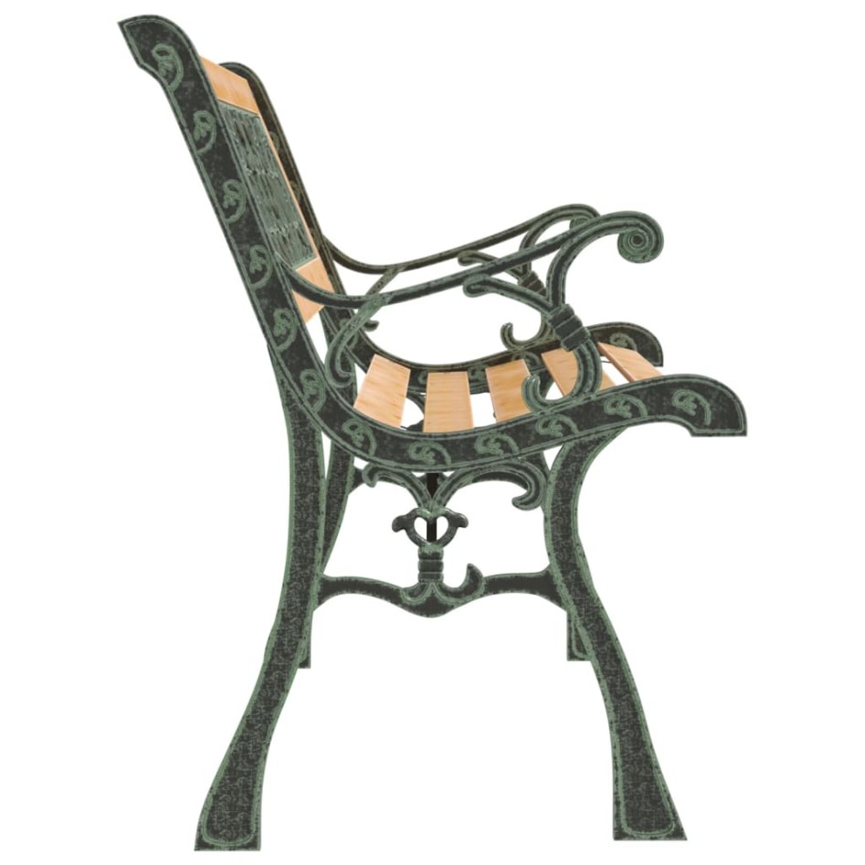 Banco de jardín madera de abeto macizo 122