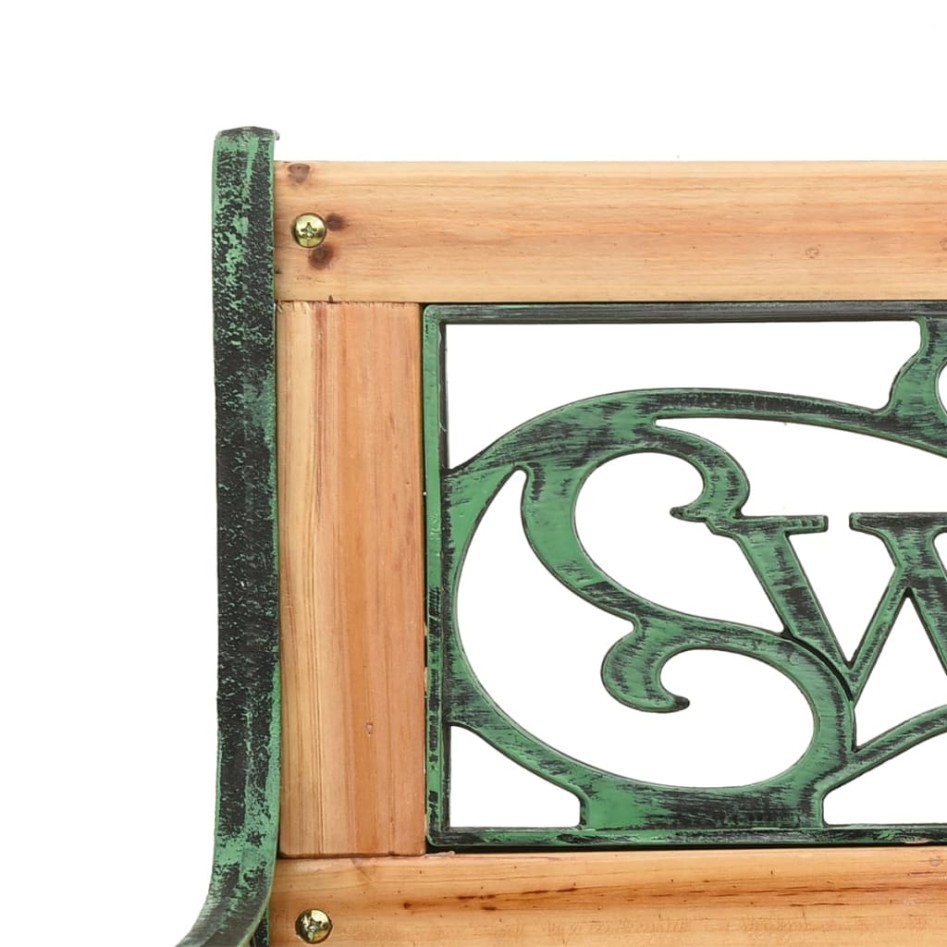 Banco de jardín madera de abeto macizo 122