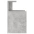 Mesitas de noche 2 uds contrachapada gris hormigón 40x35x60