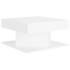Mesa de centro madera contrachapada blanco 57x57x30