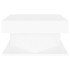 Mesa de centro madera contrachapada blanco 57x57x30