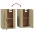 Muebles para TV de pared 2 uds roble Sonoma 40x34,5x60
