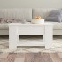 Mesa de centro madera de ingeniería blanco 79x49x41