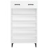 Mueble zapatero de madera contrachapada blanco 60x35x105