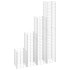 Arriates de gaviones 4 unidades hierro 30x30x50/100/150/200