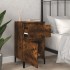 Mesitas de noche 2 uds color roble ahumado 40x35x70