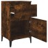 Mesitas de noche 2 uds color roble ahumado 40x35x70