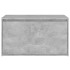 Banco de pasillo madera de ingeniería gris hormigón 80x40x45