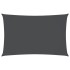 Toldo de vela rectangular tela Oxford gris antracita 3,5x5