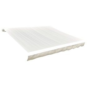 Toldo de lona blanco crema 500x300