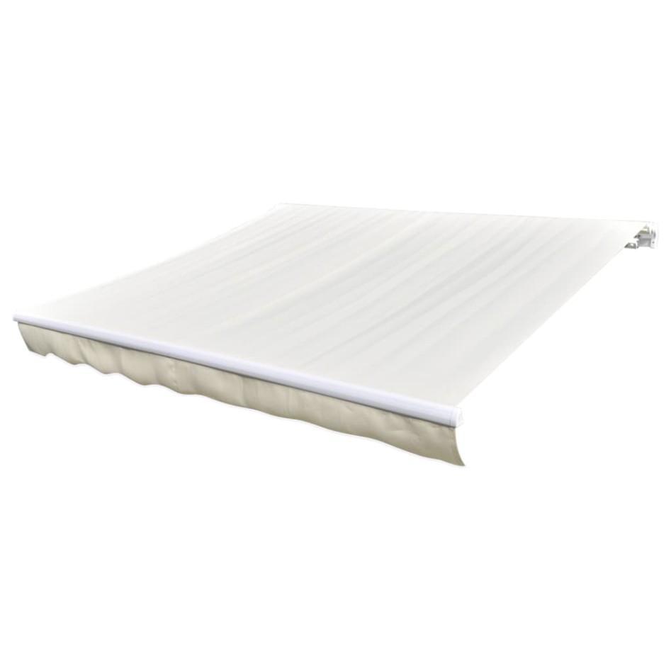 Toldo de lona blanco crema 500x300