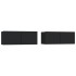 Muebles para TV 2 uds madera contrachapada negro 80x30x30