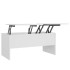 Mesa de centro madera contrachapada blanco 102x50,5x46,5
