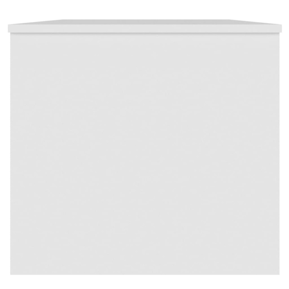 Mesa de centro madera contrachapada blanco 102x50,5x46,5