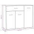 Aparador de madera contrachapada gris Sonoma 88x30x70