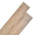 Lamas de suelo no autoadhesivas PVC marrón roble 5,26 m² 2