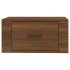 Mesitas de noche de pared 2 uds color roble marrón 50x36x25