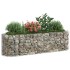Arriate de gaviones de hierro galvanizado 190x50x50