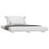 Estructura de cama madera maciza de pino blanco 150x200