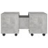 Mesa de centro madera contrachapada gris hormigón 60x60x38