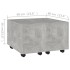 Mesa de centro madera contrachapada gris hormigón 60x60x38