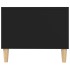 Mesa de centro madera contrachapada negro 102x50x40