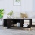 Mesa de centro madera contrachapada negro 102x50x40