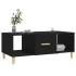 Mesa de centro madera contrachapada negro 102x50x40