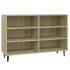 Aparador de madera contrachapada roble Sonoma 103,5x35x70